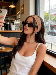 3条装宽弹力瑜伽头带，柔软吸汗粉色发带，适合健身、跑步、运动和度假。 - 升級款 - 查看 4