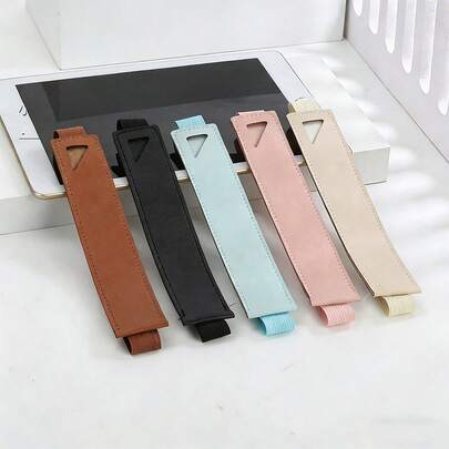 1pc PU Leather Pen Holder, Suitable For Pens, Creative Pencil Case, Protect Your Ballpoint Pen, Stylus, Suitable For School, Office, Business Travel And Tourism, Office Supplies, School Supplies, Back To School Gift, Christmas Gift, Teacher's Day Gift,Stationery,Bag