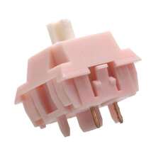 Xllab Peach Linear Axis Pre-Lubricated 5-Pin Hot-Swappable Keygeek MX Mechanical Keyboard Switches With UPE Axis Rod, Smooth Gaming And Typing Experience - View 7