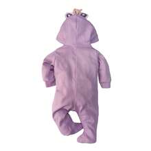 Disney Lightweight Cotton Romper With Hat For Baby - 淡紫色 - 查看 4