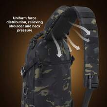 Luya Bag, Camouflage Outdoor Chest Bag, Men's And Women's Multi-Functional Single Shoulder Diagonal Cross Bag, Running Bag, Tactical Equipment, Waterproof Sports Mountaineering Travel Backpack, Hiking, Running, Traveling, Birthdays, New Gifts For Friends And Family - Màu CP - Xem 5