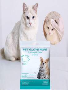 Găng tay dùng một lần cho thú cưng, khăn lau tắm cho chó, khăn lau vệ sinh cho mèo, đồ dùng cho thú cưng. Găng tay dùng một lần cho thú cưng, khăn ướt cho mèo và chó, sản phẩm vệ sinh đặc biệt, sản phẩm làm sạch lông thú cưng, khăn ướt khử mùi. - Xem 6