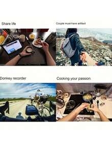 1pc Adjustable Neck Phone Holder Wearable Neck-Mounted Shock-Proof Waterproof Bicycle Phone Holder 360° Rotatable Handlebar Mount For Outdoor Cycling POV Recording Spring Birthday Gift - Black - View 4