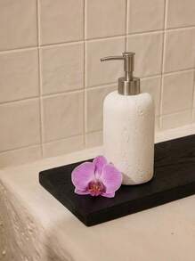Cirelle 1pc Resin Soap Dispenser,Dispensing Bottle,Countertop Lotion Bottle With Pump, Bathroom Hand Soap Dispenser, Refillable Empty Bottle For Bathroom, Bathroom Accessories Home Bathroom Decor Fall Decor Back To School - 280ml/9.47oz - View 3