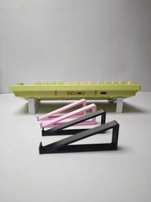1 Pair Adjustable Keyboard Risers, Tilt Angle Adjustable 20°, Comfortable Typing, Compatible With Roland, Arturia, Korg, Novation, Teen Engineering EP-133 KO II And Other Music Devices - Non-Slip Design, Enhanced Stability, Office Desk Accessory, Office Decor, Laptop Accessory, Office Supplies - A - View 9
