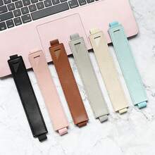 1pc PU Leather Pen Holder, Suitable For Pens, Creative Pencil Case, Protect Your Ballpoint Pen, Stylus, Suitable For School, Office, Business Travel And Tourism, Office Supplies, School Supplies, Back To School Gift, Christmas Gift, Teacher's Day Gift,Stationery,Bag - Multicolor - View 10
