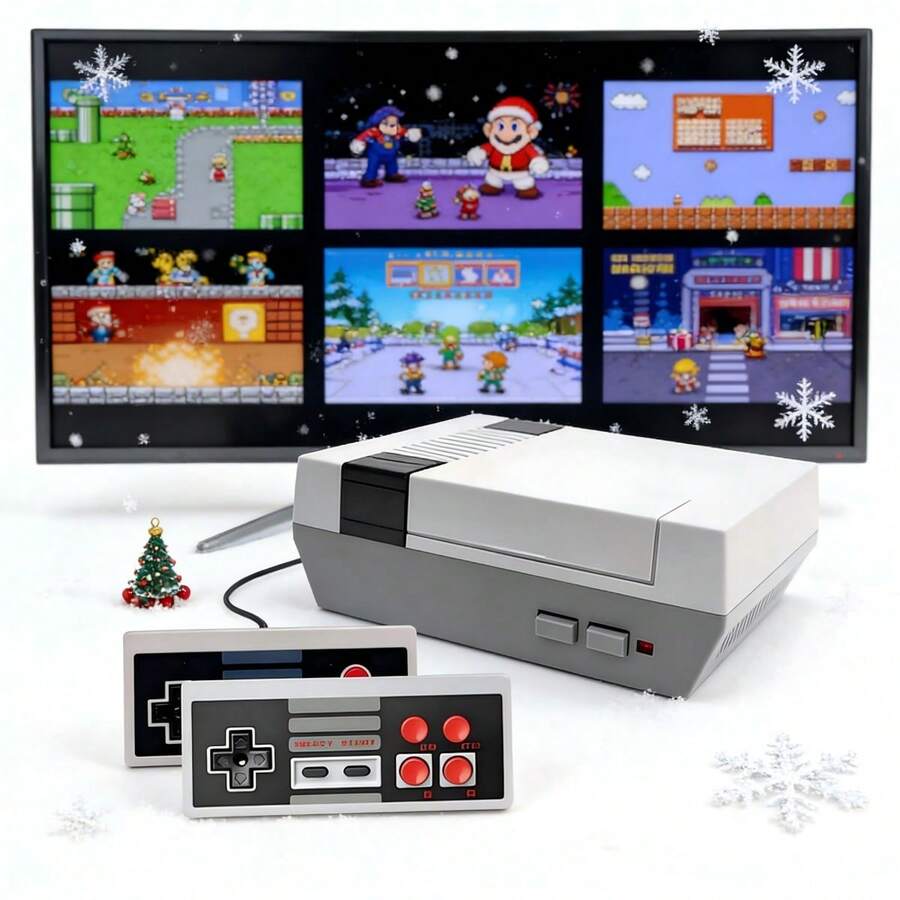 Mini 2-Player Arcade Gaming Console – USB Powered Classic System – Instant Play On TV – Perfect Gift For Retro Game Lovers And Families - 查看 1