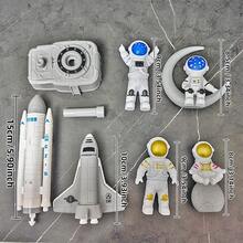 Aerospace Station Spacecraft Rocket (Manually Launchable Rocket) Aerospace Learning Set, Home Decor Display Collection, Educational Toy For Children Boys And Girls, Aviation Aircraft Combination Toy, Spacecraft Model, Children's Birthday Gift - White - View 12
