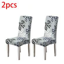 1/2/4/6pcs Waterproof Printed Chair Covers, Suitable For Home Or Party, All Season - Multicolor - View 15
