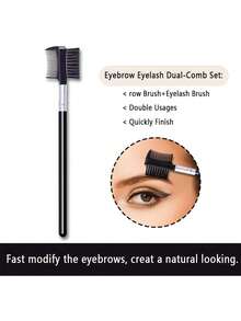 10pcs/5pcs Eyelash Comb And Eyebrow Brush Set, Eyelash Makeup Brush Cosmetic Tools - Multicolor - View 7