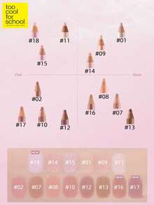 Too Cool for School Artclass 摩擦笔，附赠1个专业削笔器，眼影、眼线、眼袋遮瑕笔、高光、珠光、提亮笔、眼影棒，多维眼妆膏状眼影棒、眼线笔、可晕染眼影棒、眼线笔、眼影提亮笔，柔和自然晕染，质地细腻，持久提亮，顺滑易推开，日常妆容，韩妆 - #09 Sheer Nude (new) - 查看 9