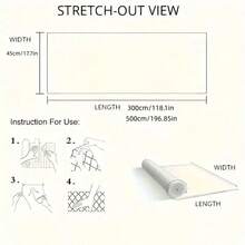 1卷简约植物花卉壁纸，现代卡通植物壁纸，精致室内装饰膜，适用于翻新房间橱柜装饰壁纸，各种房间墙面装饰壁纸，易于安装，手工工艺膜 - h - 查看 8
