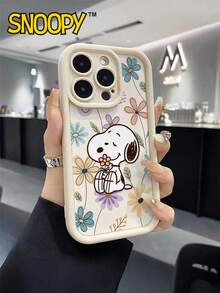 A Cartoon Snoopy Pattern, A High-Bamboo Anti-Drop Phone Case Made Of Tpu Material, Can Be Given As A Holiday Gift. It Is Suitable For IPhonexs/ XS Max /Xr/11, 12, 13, 14, 15, 16pro/Promax/14, 15, 16plus/17, And Is Suitable For Both Men And Women - 彩色 - 查看 6