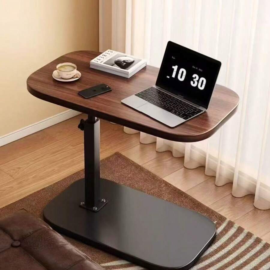 Adjustable Bedside Table, Slouchy Bedside Cabinet, Bedroom Nightstand, Desk, Mobile Office Computer Desk - Multicolor - View 1