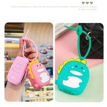 1pc Cartoon Dinosaur Design Elegant Coin Purse, Keychain Pendant, Wallet Gift, Small Present - View 6