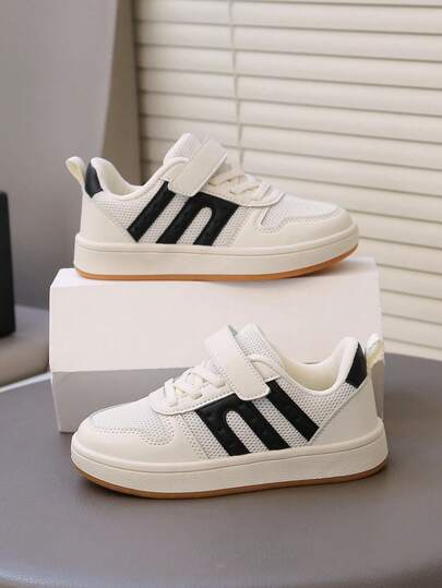 2025 Nuevos zapatos deportivos para niños, con , suela plana, cómodos y transpirables de malla