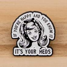 Lapel Enamel Pins And Brooches Badge Pins For Backpacks Bags Backpack Cool Decoration Friend For Gifts - Multicolor - View 5