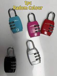 1个3位密码挂锁，重型金属可复位安全锁，小型无钥匙挂锁，适用于行李箱、旅行、健身房储物柜、手提箱、背包、工具箱、学校储物柜和家庭使用 - 小型密碼鎖 - 查看 10