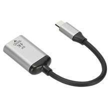 Adaptador de Tipo C a DP Convertidor de Tipo C a DisplayPort Adaptador de Tipo C a DP Compatible con 4K a 60 Hz/ 3D para Interfaz Tipo C 3.1 Compatible con "Modo Alternativo de DisplayPort" - Ver 7