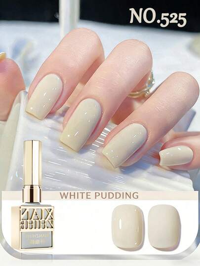 2026春夏彩色指甲油凝胶果冻酸奶白持久光疗凝胶亚克力按压式美甲用品美甲DIY女性美容礼物