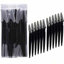 15/20pcsPiece Multi-Purpose Eyebrow Shaver Set - Gentle Facial Hair Trimmer Easy Grooming And Shaping Kit - Smooth Skin - Black - View 1