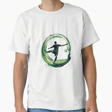 Casual Cotton Short Sleeve Round Neck Football Graphic Tee For Men Regular Fit - trắng - Xem 1