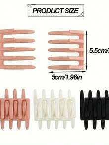 2个优雅十字发夹，女士款 - 彩色 - 查看 3