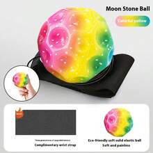 2025新款发光弹力球，腕部月光石弹力球，减压回弹弹弓球，户外减压玩具球 - 节日礼物 - 生日礼物 - 精致缝制玩具，旅行玩具，课堂减压玩具，迷你小饰品，洗澡玩具，圣诞文具，减压球，生日礼物 - 圣诞礼物 - 万圣节礼物 - 完美礼物 - 彩色 - 查看 3