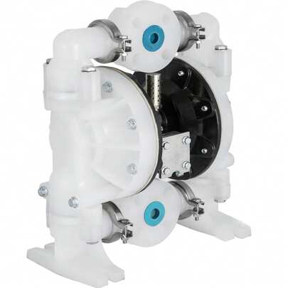 Air-Operated Double Diaphragm Pump Chemical Industrial 1 Inch Inlet And Outlet