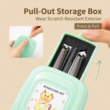 3pcs/Set Stainless Steel Nail Clipper Set, Portable Nail Care Kit With Nail File, Travel Friendly Manicure & Pedicure Tools - Multicolor - View 9