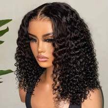 Wear And Go Glueless Wig For Beginners Wigs Deep Wave Glueless Wigs Human Hair Pre Plucked New Upgraded No Glue 13x6 HD Lace Wigs Human Hair For Women With Baby Hair - Natural Black - Xem 31