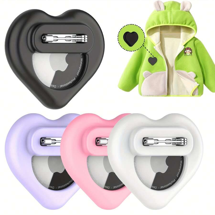 Silicone Soft Case For Apple Airtag 2, Suitable For Clothes, Brooch, Backpack, Pet, Tracking Locator Protector