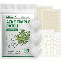 144片超薄0.01厘米遮瑕贴，隐形遮盖身体瑕疵和胎记，适合所有肤色 - 綠色 - 查看 4