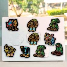 52pcs Neon Style Italian Riddle Stickers, TungTungTungTungTung Sahur Stickers, Classic Illustrations, Fun, Creative, Abstract And Meaningless Stickers - 52pcs - View 5