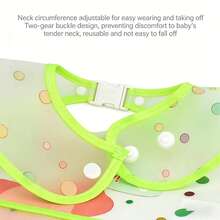 1pc Baby Waterproof Bib, Infant Feeding Bib, Toddler Drool Bib, Lightweight For Spring & Summer - Multicolor - View 4