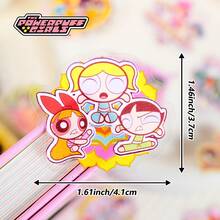 THE POWERPUFF GIRLS 20张飞天小女警动漫可爱贴纸套装。色彩缤纷，趣味十足，包含泡泡、花花和毛毛等角色。适用于学习用品、剪贴簿、DIY项目，也是送给飞天小女警粉丝的绝佳礼物。剪贴簿用品、文具、趣味贴纸、Kindle - A - 查看 2