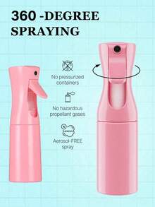 200毫升空喷雾瓶，1个装 - 细雾连续喷雾器，适用于美发、护肤、宠物洗澡、植物浇水、熨烫和清洁，是返校必备、旅行度假必备、女士发饰的理想之选 - 彩色 - 查看 8