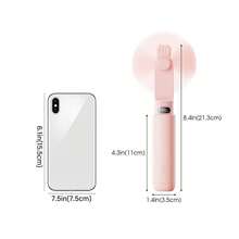 sweetfull Kipas Genggam Portabel, Kipas Mini Lipat 2-in-1 untuk Perjalanan [Daya Tahan Baterai Hingga 18 Jam], Desain Saku, Dapat Diisi Ulang USB untuk Perjalanan, Riasan, Konser, Hadiah Musim Panas untuk Wanita & Anak Perempuan - Beraneka warna - View 4