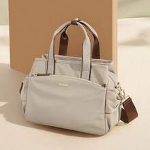 Women's Day Bag, Large Laptop Bag (15 Inch), 2-In-1 Carrier Bag For University, Work, Travel - Màu be - Xem 1