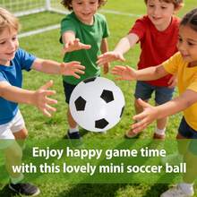 Mini balón de fútbol, mini balón de fútbol para niños, mini balón de fútbol inflable de 4.7 pulgadas, incluye bomba y aguja, adecuado para fiestas en piscinas interiores y exteriores para niños y adolescentes - Multicolor - Ver 4