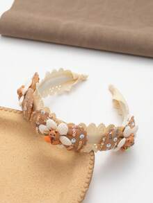 1个可爱水豚蕾丝发箍，适合日常佩戴、上学、送礼、拍照、派对等场合。 - 彩色 - 查看 3