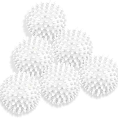 4/8个装可重复使用的衣物柔顺剂和保鲜剂洗衣清洁球，混合颜色可重复使用的洗衣烘干纸，温和的衣物护理配件，提升洗涤效果，减少残留物和堆积，增强衣物清新柔软度，方便的家用洗衣工具，适用于标准洗衣机和烘干机，一体化洗衣助手，简化洗衣流程，耐用可重复使用设计，适用于大多数衣物纤维，缤纷色彩，与您的洗衣风格相协调，无需添加其他化学品