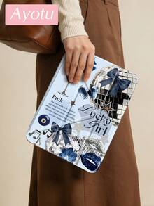 Ayotu 星形蝴蝶结设计保护套,适用于 10.2 英寸(2021/2020 款第九/八代)、Galaxy Tab A8 10.5 英寸(2022 款)、Kindle Paperwhite 第十二代(2024 款),带笔槽,支持自动休眠/唤醒,时尚保护套 - 彩色 - 查看 7