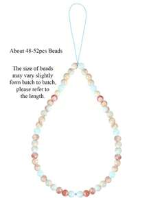 Natural Stone Beaded Mobile Phone Strap Lanyard Amazonite Turquoise Beads Phone Chain For Cell Phone Case For Women Men - Multicolor - View 21