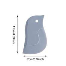 Scraper Oil Board, Penguin Soft Type Household Kitchen Oil Stain Scraper Baking Kitchen Small Tool - Grey - View 3