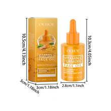 OUHOE 维生素 C 和姜黄亮肤油，滋养面部肌肤保湿亮肤精华油 - 多色 - 查看 4