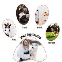 1pc Easter Bunny Carrot Dog & Scarf - Large Adjustable Tie Collar With Carrot And Parsley Pattern, Washable Soft Pet Apparel Suitable For Medium Dogs And Cats, Easter Party Outfit, Spring Pet (24.8x11 Inches) - Multicolor - View 5