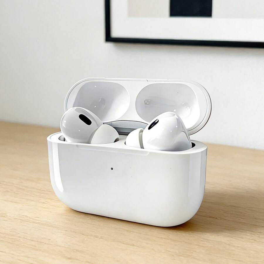 Newmine Auriculares inalámbricos verdaderos Bluetooth T5S Pro Bluetooth 5.3 | 50 horas de duración de la batería | [Pantalla de potencia LED] | Bajo pesado | Reducción de ruido ENC de 4 micrófonos | Carga rápida tipo C | Latencia ultrabaja de 0,038 s en modo de juego | Resistente al agua IPX7 | Ajuste cómodo y operación táctil. - Blanco - Ver 1