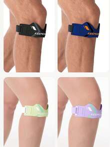 1pc Basketball Sports Knee Pad, Running Cycling Fitness Patella Compression Stabilizer, Hiking Knee Sleeve Meniscus Protector - Multicolor - View 6