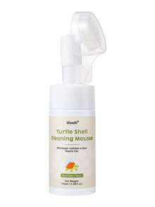 Turtle Shell Cleaning Mousse With Brush - 2-In-1 Foam Cleaner & Scrubber For Dirty Shells, Removes Algae & Stains, Gentle Reptile Shell Care For Turtles & Tortoises - Cleansing Mousse - View 9